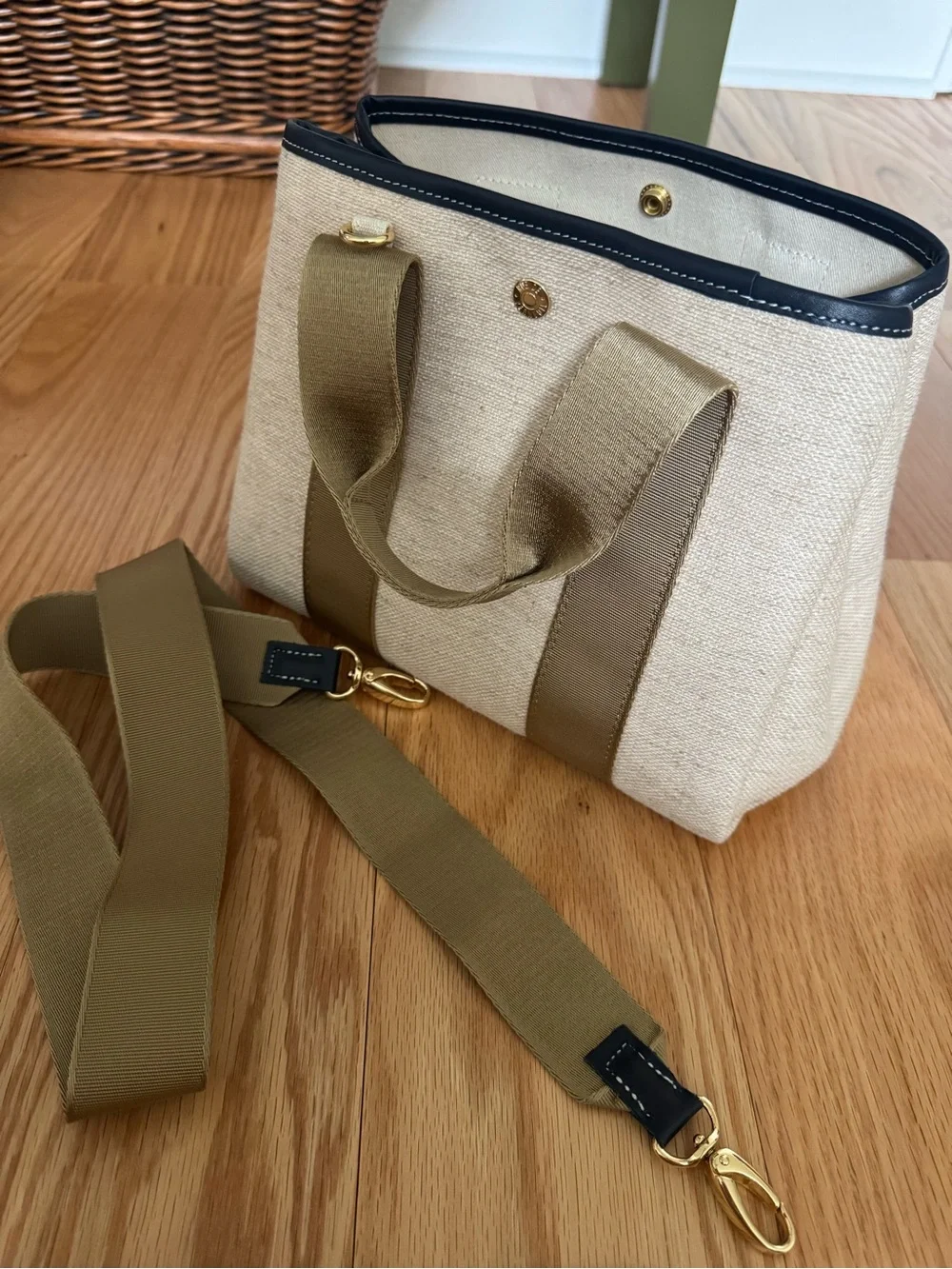 Rue de Verneuil Traversée Bag in Linen Beige